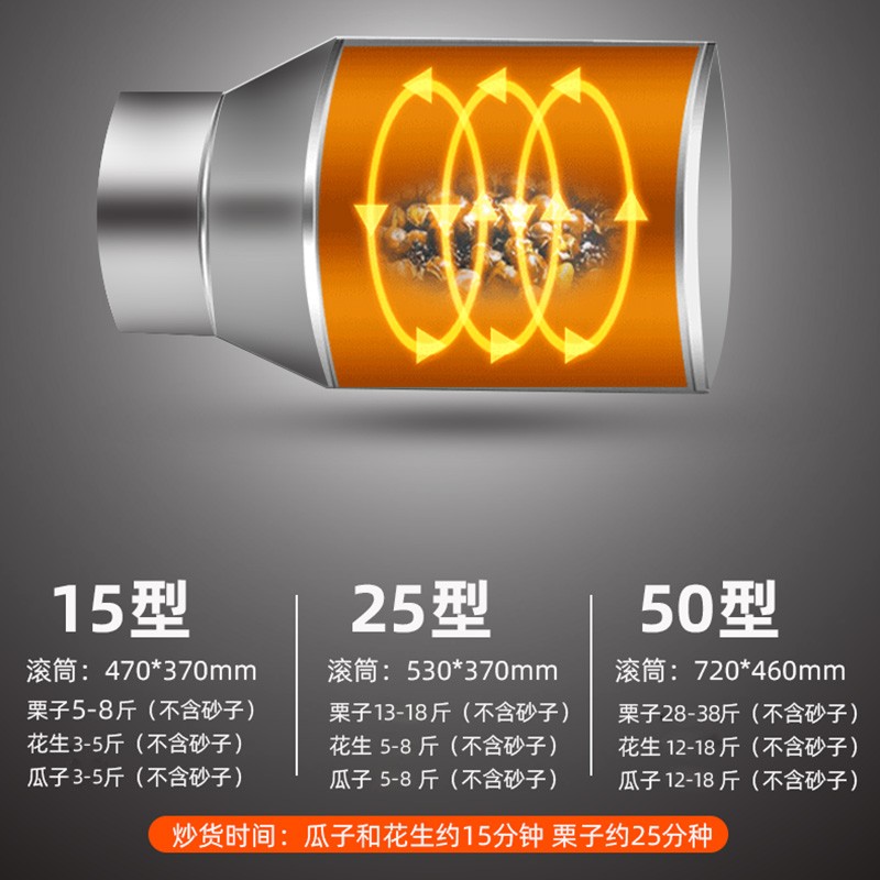 不锈钢全自动腰果烘烤机 天然气或电动腰果烘烤机价格便宜